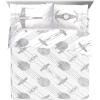 image:imageJay Franco Kids Sheet Set with Fitted Flat Sheets amp Pillow Cover  UltraSoft Bedding with Pillowcase for Room Decor White  Winnie The Pooh 4 Piece QueenWhite  Star Wars