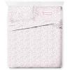 image:imageJay Franco Kids Sheet Set with Fitted Flat Sheets amp Pillow Cover  UltraSoft Bedding with Pillowcase for Room Decor White  Winnie The Pooh 4 Piece QueenPink  Strawberry Shortcake