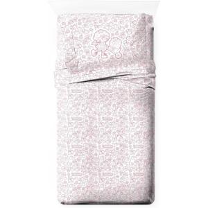 image:imageJay Franco Kids Sheet Set with Fitted Flat Sheets amp Pillow Cover  UltraSoft Bedding with Pillowcase for Room Decor White  Winnie The Pooh 4 Piece QueenPink  Strawberry Shortcake