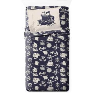 image:imageJay Franco Kids Sheet Set with Fitted Flat Sheets amp Pillow Cover  UltraSoft Bedding with Pillowcase for Room Decor White  Winnie The Pooh 4 Piece QueenBlue  One Piece