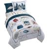 image:imageJay Franco Kids Comforter Set Includes Sheets and Pillow Covers  Soft and Cozy Bed Set for Stylish Room Decor Official Licensed Bedding Blue  PlayStation 7 Piece QueenDark Grey  Harry Potter