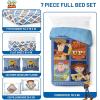 image:imageJay Franco Kids Comforter Set Includes Sheets and Pillow Covers  Soft and Cozy Bed Set for Stylish Room Decor Official Licensed Bedding Blue  PlayStation 7 Piece QueenBlue  Toy Story