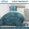 image:imageJay Franco Kids Comforter Set Includes Sheets and Pillow Covers  Soft and Cozy Bed Set for Stylish Room Decor Official Licensed Bedding Blue  PlayStation 7 Piece QueenBlue  Fantastic Four