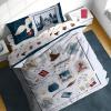 image:imageJay Franco Kids Comforter Set Includes Sheets and Pillow Covers  Soft and Cozy Bed Set for Stylish Room Decor Official Licensed Bedding Blue  PlayStation 7 Piece QueenDark Grey  Harry Potter