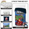 image:imageJay Franco Kids Comforter Set Includes Sheets and Pillow Covers  Soft and Cozy Bed Set for Stylish Room Decor Official Licensed Bedding Blue  PlayStation 7 Piece QueenBlue  Avengers