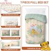 image:imageJay Franco Kids Comforter Set Includes Sheets and Pillow Covers  Soft and Cozy Bed Set for Stylish Room Decor Official Licensed Bedding Blue  PlayStation 7 Piece QueenMulti  Lion King