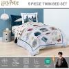 image:imageJay Franco Kids Comforter Set Includes Sheets and Pillow Covers  Soft and Cozy Bed Set for Stylish Room Decor Official Licensed Bedding Blue  PlayStation 7 Piece QueenDark Grey  Harry Potter