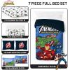 image:imageJay Franco Kids Comforter Set Includes Sheets and Pillow Covers  Soft and Cozy Bed Set for Stylish Room Decor Official Licensed Bedding Blue  PlayStation 7 Piece QueenBlue  Avengers