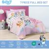 image:imageJay Franco Kids Comforter Set Includes Sheets and Pillow Covers  Soft and Cozy Bed Set for Stylish Room Decor Official Licensed Bedding Blue  PlayStation 7 Piece QueenPink  Bluey