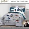 image:imageJay Franco Kids Comforter Set Includes Sheets and Pillow Covers  Soft and Cozy Bed Set for Stylish Room Decor Official Licensed Bedding Blue  PlayStation 7 Piece QueenDark Grey  Harry Potter
