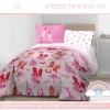 image:imageJay Franco Kids Comforter Set Includes Sheets and Pillow Covers  Soft and Cozy Bed Set for Stylish Room Decor Official Licensed Bedding Blue  PlayStation 7 Piece QueenPink  Cowgirl