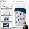 image:imageJay Franco Kids Comforter Set Includes Sheets and Pillow Covers  Soft and Cozy Bed Set for Stylish Room Decor Official Licensed Bedding Blue  PlayStation 7 Piece QueenDark Grey  Harry Potter