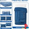 image:imageJay Franco Kids Comforter Set Includes Sheets and Pillow Covers  Soft and Cozy Bed Set for Stylish Room Decor Official Licensed Bedding Blue  PlayStation 7 Piece QueenBlue  Playstation