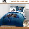 image:imageJay Franco Kids Comforter Set Includes Sheets and Pillow Covers  Soft and Cozy Bed Set for Stylish Room Decor Official Licensed Bedding Blue  PlayStation 7 Piece QueenBlue  the Mandalorian