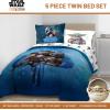 image:imageJay Franco Kids Comforter Set Includes Sheets and Pillow Covers  Soft and Cozy Bed Set for Stylish Room Decor Official Licensed Bedding Blue  PlayStation 7 Piece QueenBlue  the Mandalorian