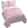 image:imageJay Franco Kids Duvet Cover Set with Sham amp Pillowcase  UltraSoft Linen Feel Bedding for Room Decor Cover ONLY Comforter NOT Included Multi  Monster Jam 2 Piece TwinPink  Princess