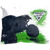 image:imageJay Franco Kids Duvet Cover Set with Sham amp Pillowcase  UltraSoft Linen Feel Bedding for Room Decor Cover ONLY Comforter NOT Included Multi  Monster Jam 2 Piece TwinMulti  Monster Jam