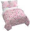 image:imageJay Franco Kids Duvet Cover Set with Sham amp Pillowcase  UltraSoft Linen Feel Bedding for Room Decor Cover ONLY Comforter NOT Included Multi  Monster Jam 2 Piece TwinPink  Princess