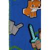 image:imageJay Franco Kids Plush Throw Blanket  Soft amp Cozy Fleece Throw for Bedroom amp Couch Dcor Official Licensed Product Black  Monster Jam 40x50  Travel BlanketBlue  Minecraft
