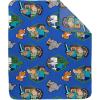 image:imageJay Franco Kids Plush Throw Blanket  Soft amp Cozy Fleece Throw for Bedroom amp Couch Dcor Official Licensed Product Black  Monster Jam 40x50  Travel BlanketBlue  Minecraft