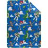 image:imageJay Franco Kids Plush Throw Blanket  Soft amp Cozy Fleece Throw for Bedroom amp Couch Dcor Official Licensed Product Black  Monster Jam 40x50  Travel BlanketBlue  Toy Story