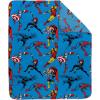 image:imageJay Franco Kids Plush Throw Blanket  Soft amp Cozy Fleece Throw for Bedroom amp Couch Dcor Official Licensed Product Black  Monster Jam 40x50  Travel BlanketBlue  Marvel Comics