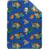 image:imageJay Franco Kids Plush Throw Blanket  Soft amp Cozy Fleece Throw for Bedroom amp Couch Dcor Official Licensed Product Black  Monster Jam 40x50  Travel BlanketBlue  Minecraft