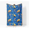 image:imageJay Franco Kids Plush Throw Blanket  Soft amp Cozy Fleece Throw for Bedroom amp Couch Dcor Official Licensed Product Black  Monster Jam 40x50  Travel BlanketBlue  Blippi