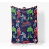 image:imageJay Franco Kids Plush Throw Blanket  Soft amp Cozy Fleece Throw for Bedroom amp Couch Dcor Official Licensed Product Black  Monster Jam 40x50  Travel BlanketMulti  Avengers