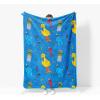 image:imageJay Franco Kids Plush Throw Blanket  Soft amp Cozy Fleece Throw for Bedroom amp Couch Dcor Official Licensed Product Black  Monster Jam 40x50  Travel BlanketBlue  Sesame Street