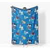 image:imageJay Franco Kids Plush Throw Blanket  Soft amp Cozy Fleece Throw for Bedroom amp Couch Dcor Official Licensed Product Black  Monster Jam 40x50  Travel BlanketBlue  Mickey and Friends