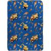 image:imageJay Franco Kids Plush Throw Blanket  Soft amp Cozy Fleece Throw for Bedroom amp Couch Dcor Official Licensed Product Black  Monster Jam 40x50  Travel BlanketBlue  Blippi