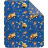 image:imageJay Franco Kids Plush Throw Blanket  Soft amp Cozy Fleece Throw for Bedroom amp Couch Dcor Official Licensed Product Black  Monster Jam 40x50  Travel BlanketBlue  Blippi
