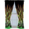 image:imageSunny Side Up Window Curtains for Kids Bedroom 4Piece Drape Set with 2 Tiebacks Black  Monster Jam 42 W x 63 L Pack of 2Black  Monster Jam