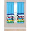 image:imageSunny Side Up Window Curtains for Kids Bedroom 4Piece Drape Set with 2 Tiebacks Black  Monster Jam 42 W x 63 L Pack of 2Blue  Mickey Mouse