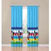image:imageSunny Side Up Window Curtains for Kids Bedroom 4Piece Drape Set with 2 Tiebacks Black  Monster Jam 42 W x 63 L Pack of 2Blue  Mickey Mouse