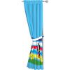 image:imageSunny Side Up Window Curtains for Kids Bedroom 4Piece Drape Set with 2 Tiebacks Black  Monster Jam 42 W x 63 L Pack of 2Blue  Mickey Mouse