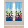 image:imageSunny Side Up Window Curtains for Kids Bedroom 4Piece Drape Set with 2 Tiebacks Black  Monster Jam 42 W x 63 L Pack of 2Blue  Spidey  His Amazing Friends
