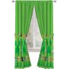 image:imageSunny Side Up Window Curtains for Kids Bedroom 4Piece Drape Set with 2 Tiebacks Black  Monster Jam 42 W x 63 L Pack of 2Green  Minecraft