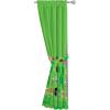 image:imageSunny Side Up Window Curtains for Kids Bedroom 4Piece Drape Set with 2 Tiebacks Black  Monster Jam 42 W x 63 L Pack of 2Green  Minecraft