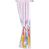 image:imageSunny Side Up Window Curtains for Kids Bedroom 4Piece Drape Set with 2 Tiebacks Black  Monster Jam 42 W x 63 L Pack of 2Pink  Disney Princess