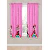 image:imageSunny Side Up Window Curtains for Kids Bedroom 4Piece Drape Set with 2 Tiebacks Black  Monster Jam 42 W x 63 L Pack of 2Pink  Minnie Mouse