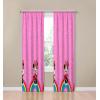 image:imageSunny Side Up Window Curtains for Kids Bedroom 4Piece Drape Set with 2 Tiebacks Black  Monster Jam 42 W x 63 L Pack of 2Pink  Minnie Mouse