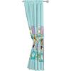 image:imageSunny Side Up Window Curtains for Kids Bedroom 4Piece Drape Set with 2 Tiebacks Black  Monster Jam 42 W x 63 L Pack of 2Teal  Bluey