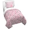 image:imageJay Franco Kids Duvet Cover Set with Sham amp Pillowcase  UltraSoft Linen Feel Bedding for Room Decor Cover ONLY Comforter NOT Included Multi  Monster Jam 2 Piece TwinPink  Princess