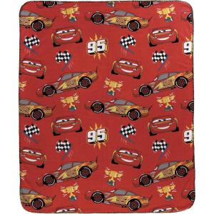 image:imageJay Franco Kids Plush Throw Blanket  Soft amp Cozy Fleece Throw for Bedroom amp Couch Dcor Official Licensed Product Black  Monster Jam 40x50  Travel BlanketRed  Cars