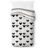 image:imageJay Franco Kids Duvet Cover Set with Sham amp Pillowcase  UltraSoft Bedding for Room Decor Cover ONLY Comforter NOT Included Black  Marvel Comics 3 Piece QueenWhite  Mickey Mouse