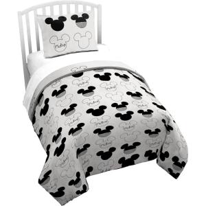 image:imageJay Franco Kids Duvet Cover Set with Sham amp Pillowcase  UltraSoft Bedding for Room Decor Cover ONLY Comforter NOT Included Black  Marvel Comics 3 Piece QueenWhite  Mickey Mouse