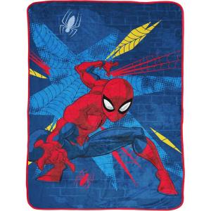 image:imageJay Franco Plush Throw Blanket  46 x 60 Inch Cartoon Kids Soft amp Cozy Fleece Throw for Bedroom amp Couch Dcor Official Licensed Product Red  SpidermanBlue  Spiderman