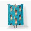 image:imageJay Franco Kids Plush Throw Blanket  Soft amp Cozy Fleece Throw for Bedroom amp Couch Dcor Official Licensed Product Multi  Nightmare Before Christmas 46x60  Throw BlanketTeal  Moana